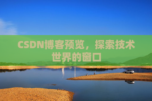 CSDN博客预览,探索技术世界的窗口